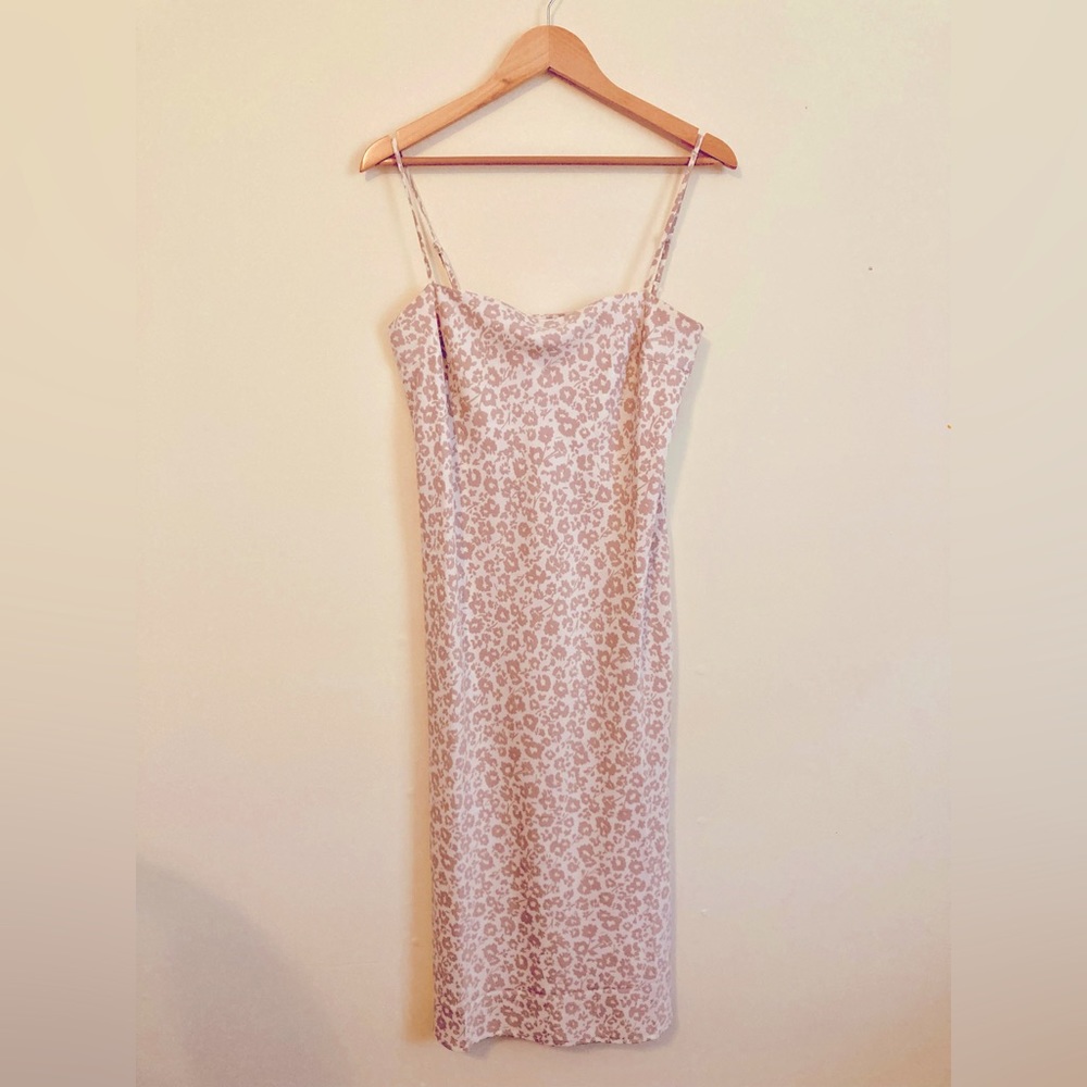 A New Day Floral Midi Slip Dress